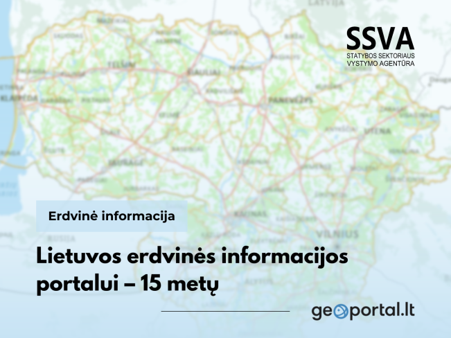 Lietuvos erdvinės informacijos portalui – 15 metų